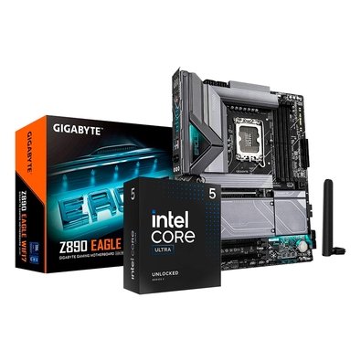 Processador Intel Core Ultra 5-245K + Placa-Mãe Gigabyte Z890 EAGLE WIFI7