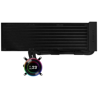 Water Cooler Lian Li Hydroshift II LDC-C 360N, 360mm, Tela IPS 2.8", Sem Fans, Preto - GHS2LCD36B