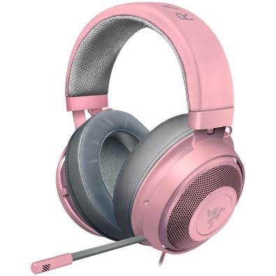 Headset Gamer Razer Kraken Multi Platform, P2, Drivers 50mm, Quartz Pink - RZ04-02830300-R3M1