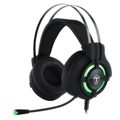 Headset Gamer T-Dagger Andes, Drivers 40mm, Preto e Verde - T-RGH300