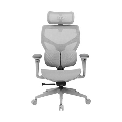 Cadeira Ergonômica DT3 ErgoStance, Até 130Kg, Regulagem de Braços e Altura, Cinza - 14898-0