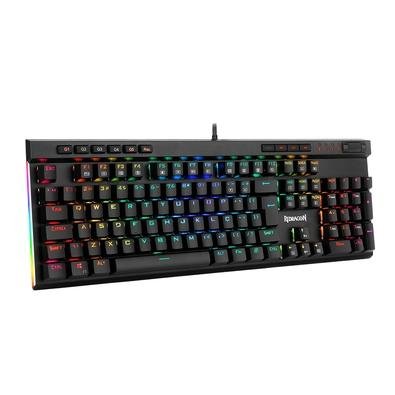 Teclado Óptico-Mecânico Gamer Redragon Vata Pro, RGB, Switch V-Óptical Blue, ABNT2 - K580RGB-PRO