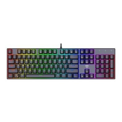 Teclado Mecânico Gamer T-Dagger Frigate RGB, Outemu MK.2 DIY Blue, Anti-Ghosting, ABNT2, Preto - T-TGK306-BL