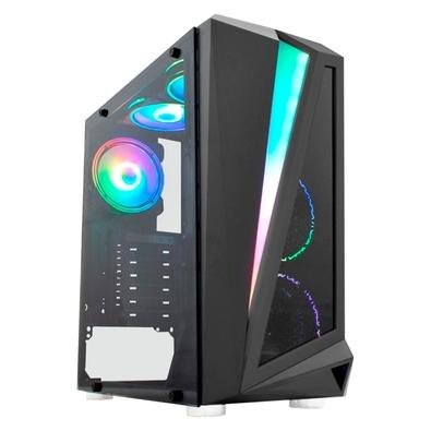 PC Gamer NTC VULCANO II Powered By Asus Intel Core i5-10400, 8GB RAM, SSD 480GB, RGB, Linux, Preto - 7175