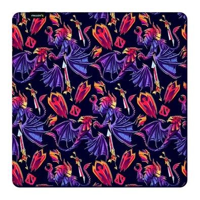 Mousepad Gamer Fallen Dota2 Dragon Set Speed+, Grande 450x450mm - MP-FN-DO-DS-SM-GR