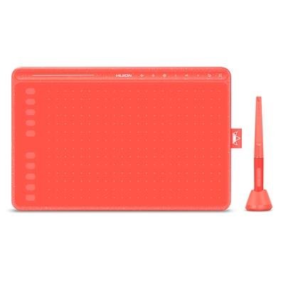 Mesa Digitalizadora Huion Inspiroy HS611, 8192 Níveis de Sensibilidade, USB-C, Vermelho Coral - HS 611 R