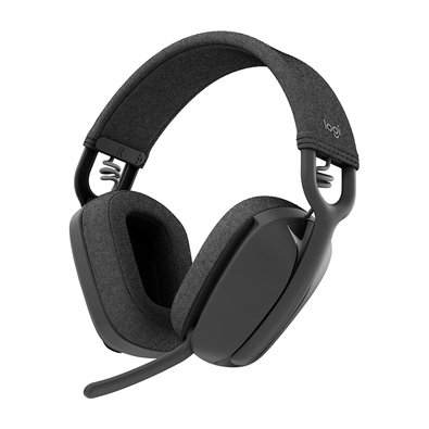 Headset Sem Fio Logitech Zone Vibe 100, Drivers 40 mm, USB, Bluetooth, PC, Mobile, Grafite - 981-001214