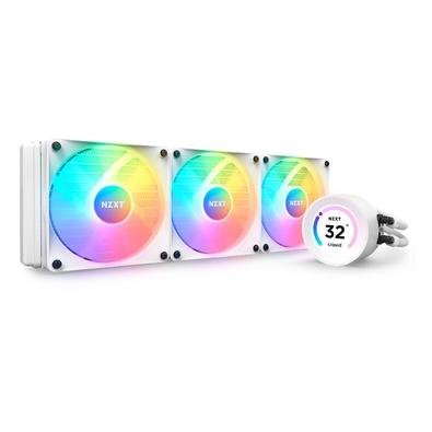 Water Cooler NZXT Kraken Elite 360 RGB, 360mm, AMD/Intel, Branco - RL-KR36E-W1
