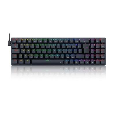 Teclado Mecânico Gamer Redragon Ashe, RGB, Switch Red, N-Keys, ABNT2, Preto - K626-KB-B (PT-RED)