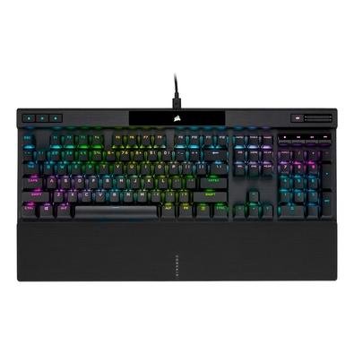 Teclado Mecânico Gamer Corsair K70 RGB Pro, Cherry MX Red, Anti-Ghosting, US Preto - CH-9109410-NA
