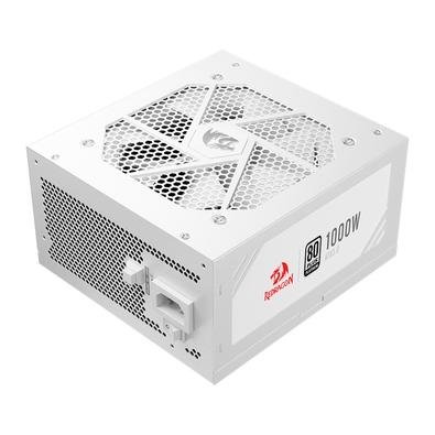 Fonte Redragon 1000W, 80 Plus Platinum, Modular, PFC Ativo, Bivolt, Branco - GC-PS017W