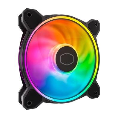 Ventoinha Cooler Master Masterfan MF120 halo 2, 120mm, ARGB, Preto - MFL-B2DN-21NP2-R2