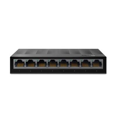 Switch TP-Link LS1008G, 10/100/1000Mbps, Com 8 Portaes, Preto - LS1008G(BR)