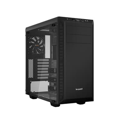 Gabinete Gamer Be quiet! Pure Base 600, Mid Tower, ATX, Lateral em vidro temperado, Com 2 Ventoinhas, Preto - BGW21