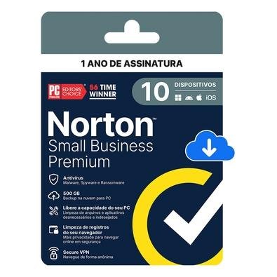 Norton Small Business Premium 500GG, 10 Dispositivos, 12M ESD - 21460366