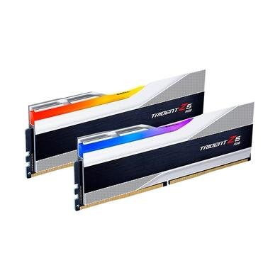 Memória RAM G.Skill Trident Z5 RGB Series 48GB (2x24GB), DDR5, 7200MHz, 288-Pin, Intel XMP, Prata - F5-7200J3646F24GX2-TZ5RS
