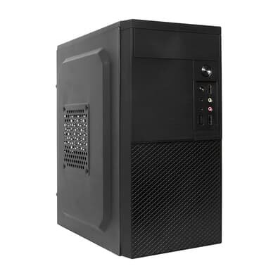 Gabinete Bluecase BG-2001, Mid tower, Com fonte 200W, 2 USB Frontal, Micro ATX e Mini ITX, com Fonte, Preto - BG-2001BX