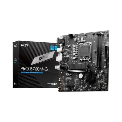 Placa Mãe MSI PRO B760M-G, AMD AM5, mATX, DDR5, Preto - PRO B760M-G