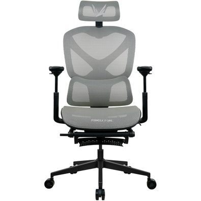 Cadeira Ergonômica Formula V Ergolux 5 Plus, Encosto em Malha Respirável, Apoio de Braço Ajustável, Cinza Fumaça - ERGLX5PLUS-G