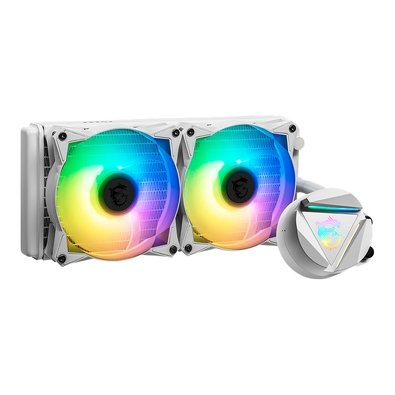 Water Cooler MSI MAG Coreliquid 240R V2 WHITE , ARGB, 240mm, Intel e AMD, Branco - 306-7ZW1B50-813