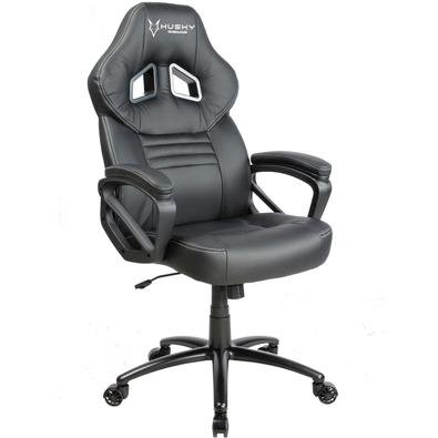 Cadeira Gamer Husky Gaming Frost, Preto e Branco, Cilindro de Gás Classe 3, Base em Nylon, Roda em Nylon - HFR-BW