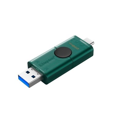 Pen Drive Kingston, 128GB, USB-A + USB-C 3.2 Gen1, DataTraveler DuoG2 - DTDEG2/128GB