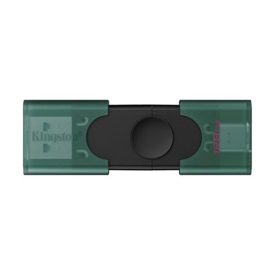 Pen Drive 128GB Kingston DataTraveler DuoG2, USB-A + USB-C 3.2 Gen 1 - DTDEG2/128GB