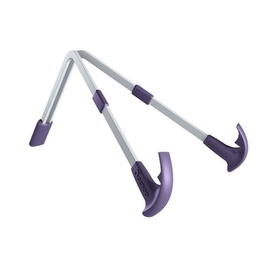Suporte para Notebook e Tablet Octoo LiteStand Note, Ice Silver e Roxo - 9570