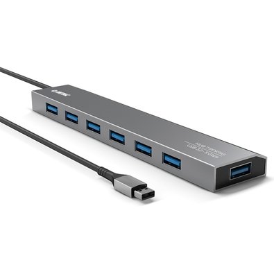 HUB Comtac USB-A 3.2 Gen 1, para 7x USB-A 3.2 Gen 1, Alumínio - 24129452