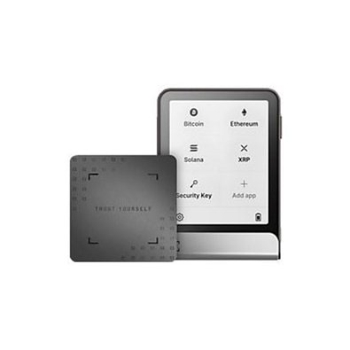 Carteira para Criptomoedas Ledger Flex, com Ledger Recovery Key, Grafite - FLEX-RKEY-ENFRES