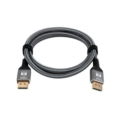 Cabo DisplayPort Storm Tech, 2.1, 16K 60Hz, Plugs de Metal, 1 Metro, Preto - CBDP0012