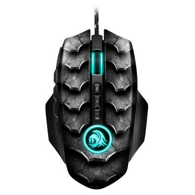 Mouse Gamer Sharkoon Drakonia II, RGB, 12 Botões, 15000DPI, Preto