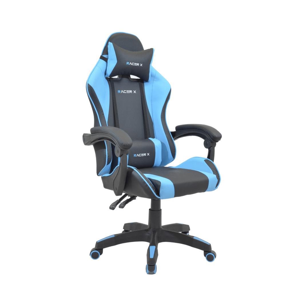 Cadeira Gamer Racer X Comfort Azul Claro