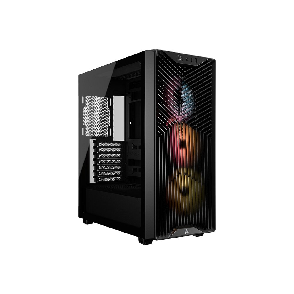 Gabinete Gamer Corsair 3200D RS ARGB, Mid-Tower, Performance, Lateral em Vidro Temperado, Preto - CC-9011344-WW Gabinete Gamer Corsair 3200D RS ARGB, Mid-Tower, Performance, Lateral em Vidro Temperado, Preto - CC-9011344-WW