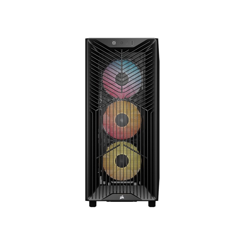 Gabinete Gamer Corsair 3200D RS ARGB, Mid-Tower, Performance, Lateral em Vidro Temperado, Preto - CC-9011344-WW Gabinete Gamer Corsair 3200D RS ARGB, Mid-Tower, Performance, Lateral em Vidro Temperado, Preto - CC-9011344-WW