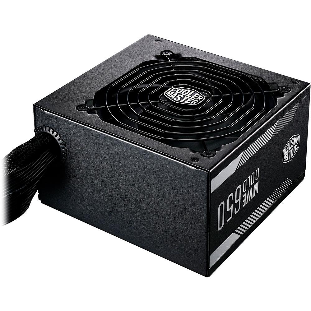 Fonte Cooler Master MWE 650W, 80 Plus Gold - MPY-6501-ACAAG Fonte Cooler Master MWE 650W, 80 Plus Gold - MPY-6501-ACAAG