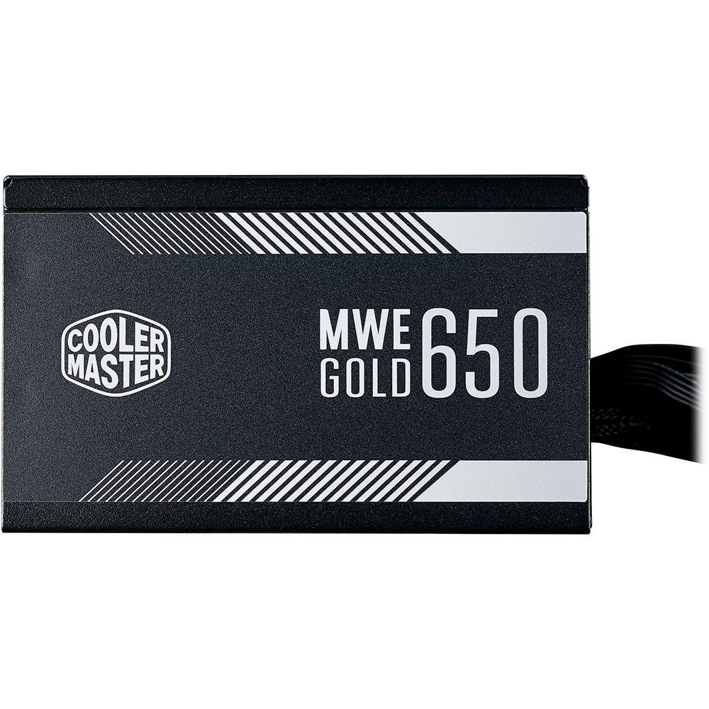 Fonte Cooler Master MWE 650W, 80 Plus Gold - MPY-6501-ACAAG Fonte Cooler Master MWE 650W, 80 Plus Gold - MPY-6501-ACAAG