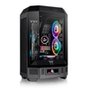 Gabinete Gamer Thermaltake The Tower 300, Micro-Tower, Lateral em Vidro Temperado, 2x FANs 140mm, Preto - CA-1Y4-00S1WN-00