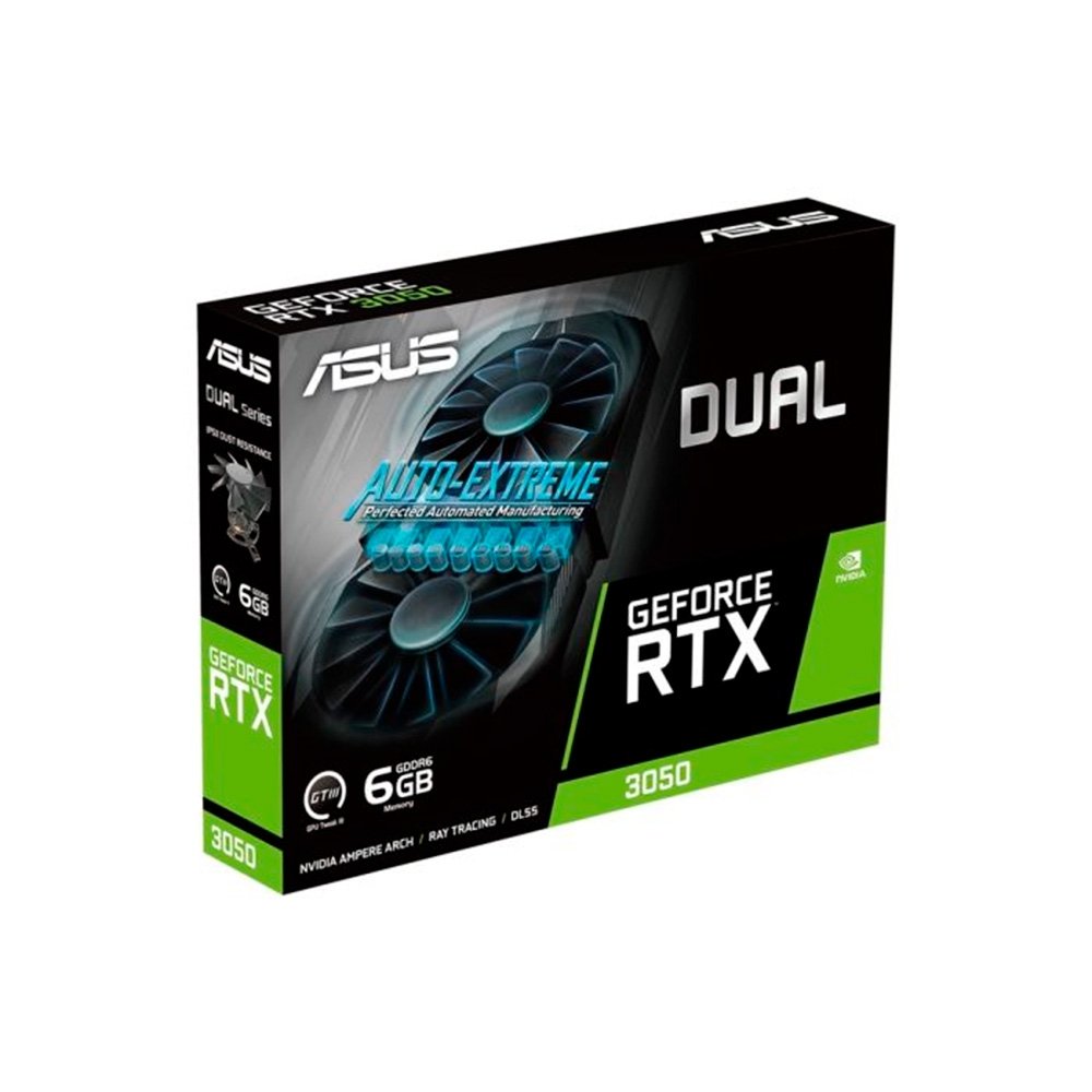 Placa de Vídeo ASUS Dual RTX 3050 6GB GDDR6