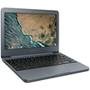 Chromebook Samsung Intel Dual Core, 32GB, Tela 11.6", Google Chrome OS, Grafite, Cinza - XE501C13-AD3BR