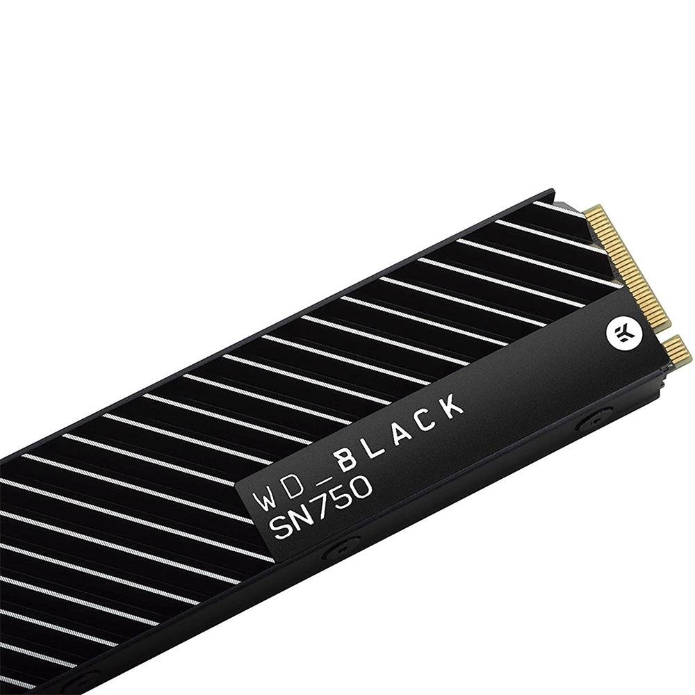 SSD WD Black SN750 Heatsink, 500GB, M.2 NVMe | KaBuM!
