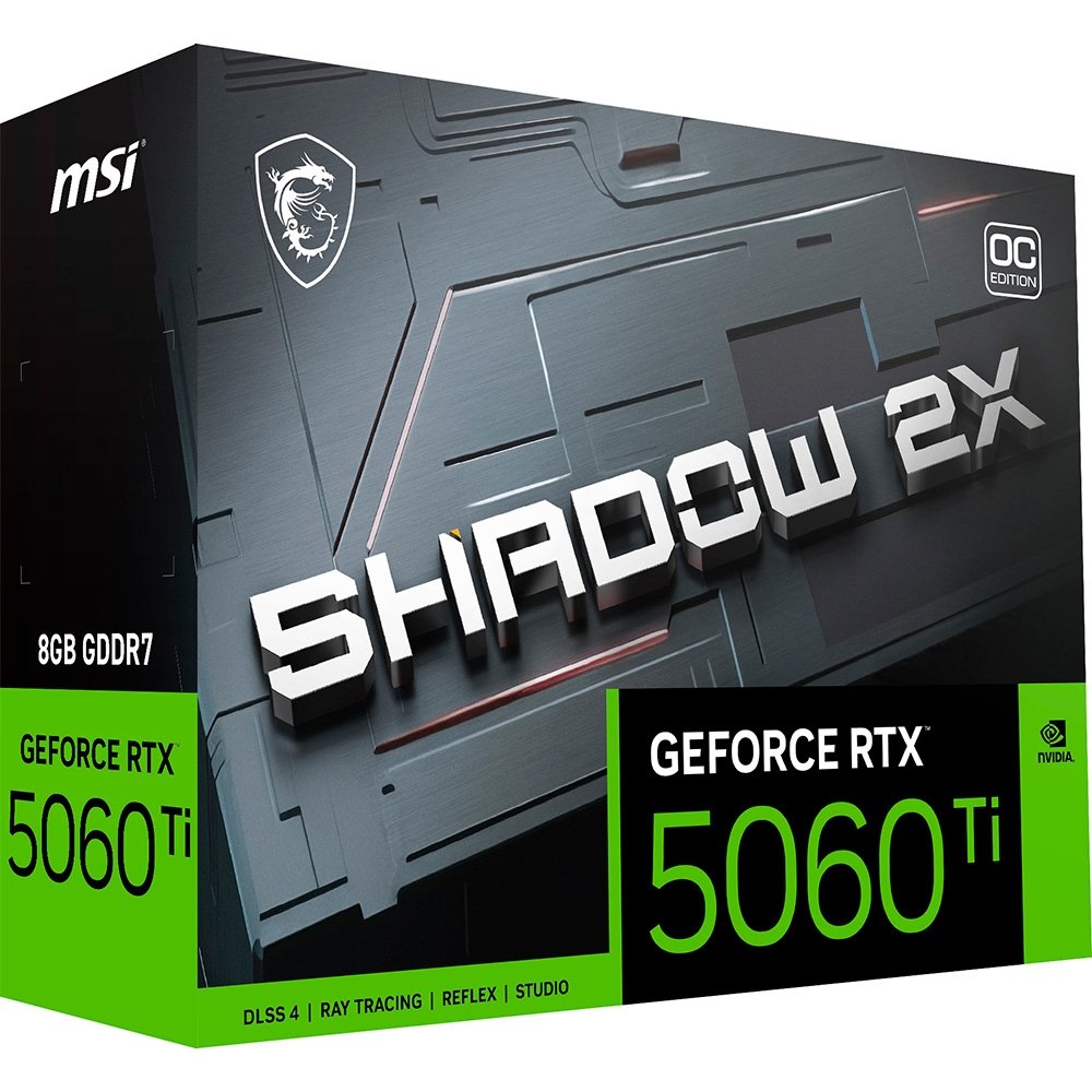 RTX 5060 Ti 8G MSI SHADOW 2X OC | KaBuM!