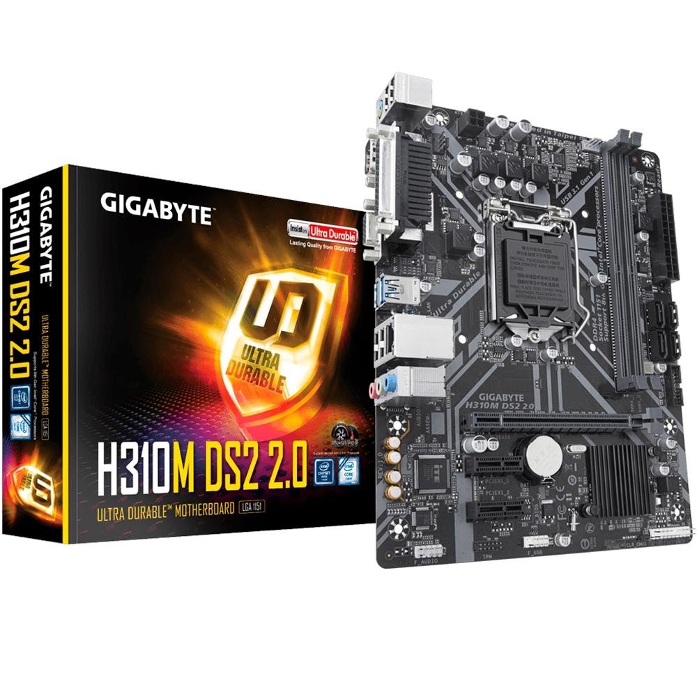 Placa-Mãe Gigabyte H310M DS2 2.0, Intel LGA 1151 | KaBuM!