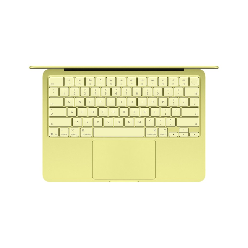 MacBook Neo Apple 13" Chip A18 Pro, CPU de 6 Núcleos, GPU de 5 Núcleos, 512GB Touch ID, Amarelo-cítrico - MHFE4BZ/A