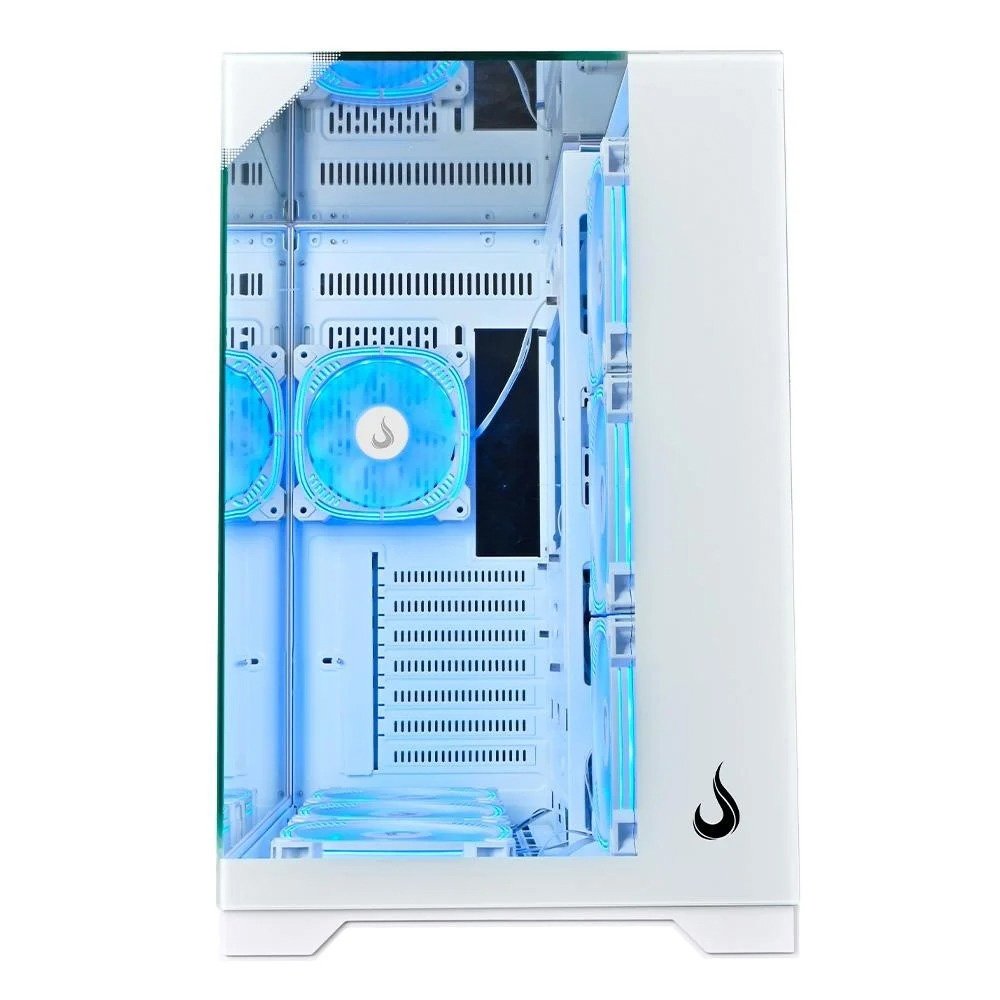 Gabinete Gamer Rise Mode Galaxy Full Glass + Fonte MACH1 Steady, 650W Gabinete Gamer Rise Mode Galaxy Full Glass + Fonte MACH1 Steady, 650W
