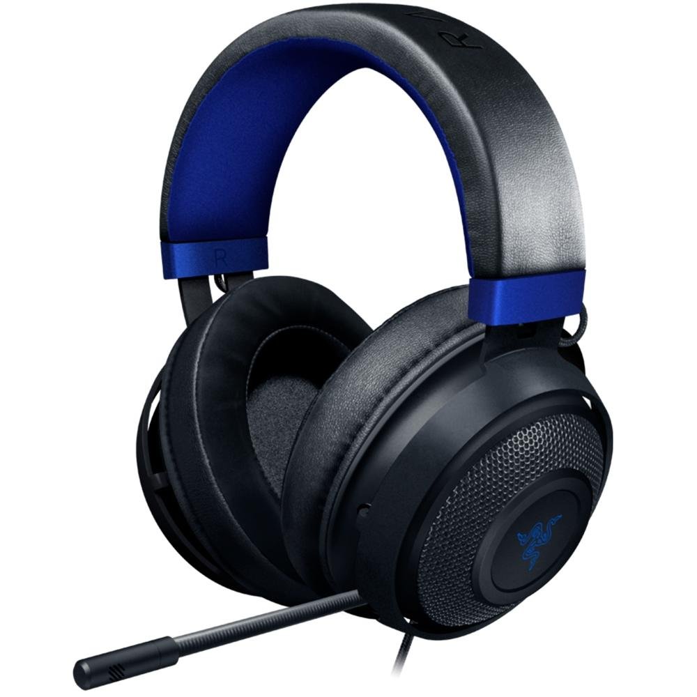 Headset Gamer Razer Kraken Multi Platform, P2, Drivers 50mm, Console Black/Blue - RZ04-02830500-R3U1 Headset Gamer Razer Kraken Multi Platform, P2, Drivers 50mm, Console Black/Blue - RZ04-02830500-R3U1
