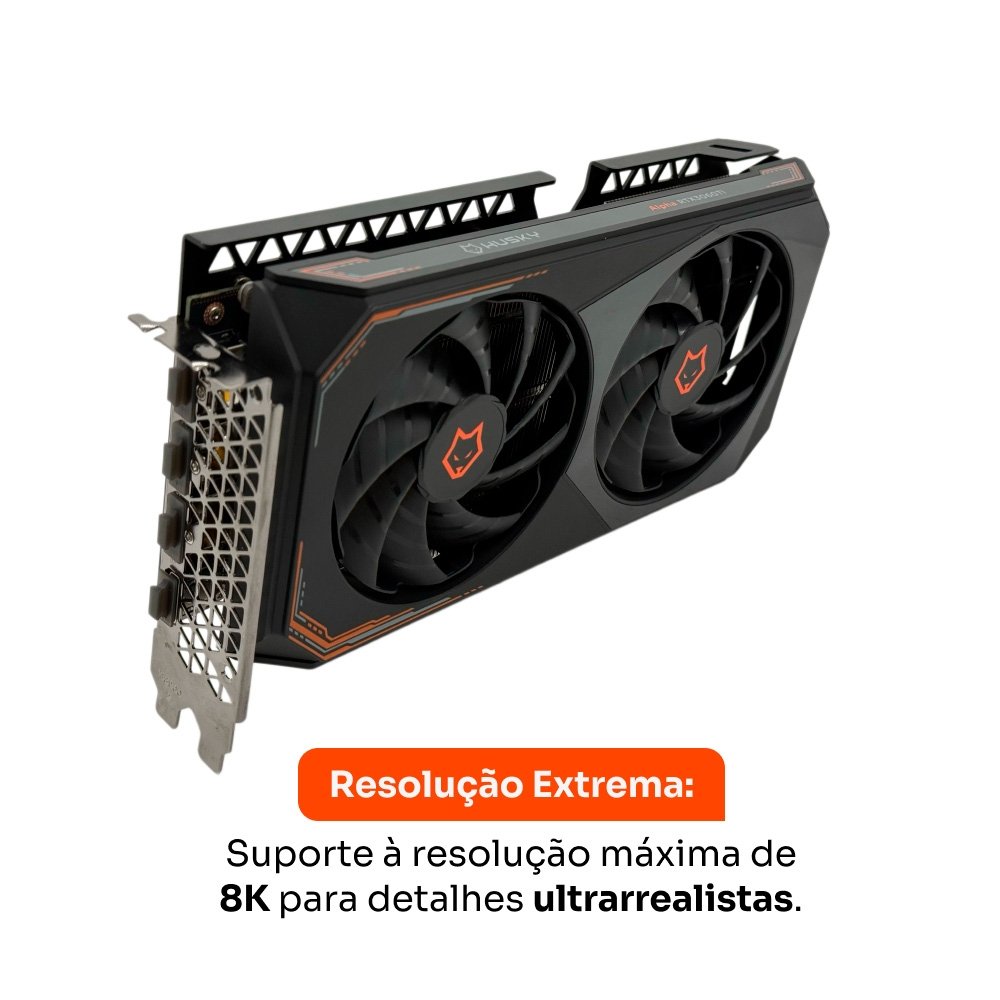 Placa De Vídeo Husky Alpha RTX 3060 TI, NVIDIA, 8GB, GDDR6, 256-Bit, HDMI, DisplayPort - HVG3060TI