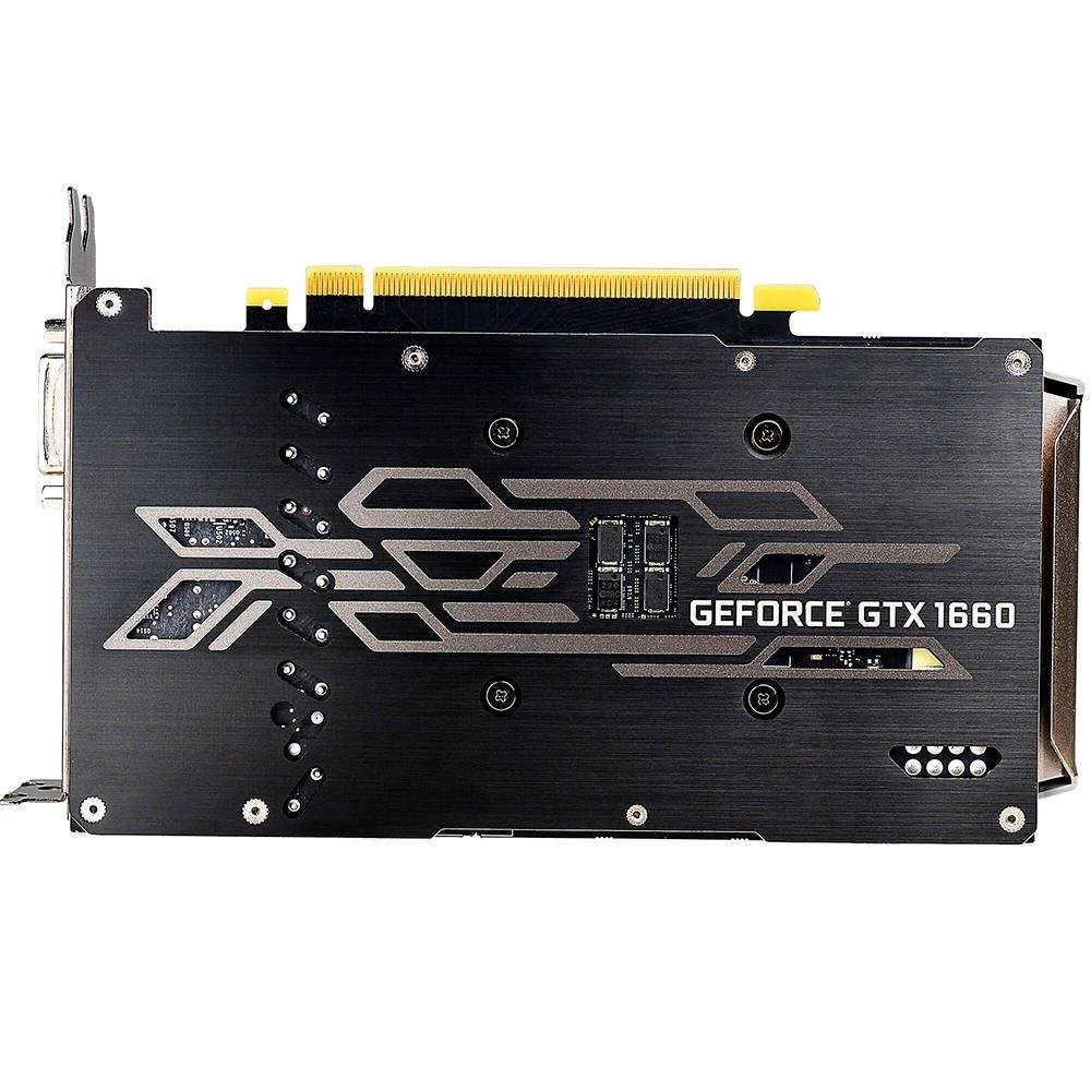 Placa de Vídeo GTX 1660 SC Ultra Gaming EVGA NVIDIA GeForce, 6GB GDDR5 - 06G-P4-1067-KR