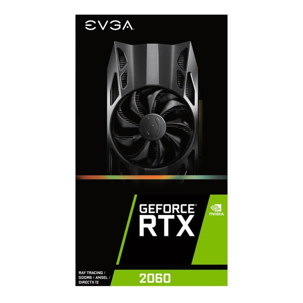 Placa de Vídeo RTX 2060 SC Gaming EVGA NVIDIA GeForce, 6 GB GDDR6 - 06G-P4-2062-KR Placa de Vídeo RTX 2060 SC Gaming EVGA NVIDIA GeForce, 6 GB GDDR6 - 06G-P4-2062-KR