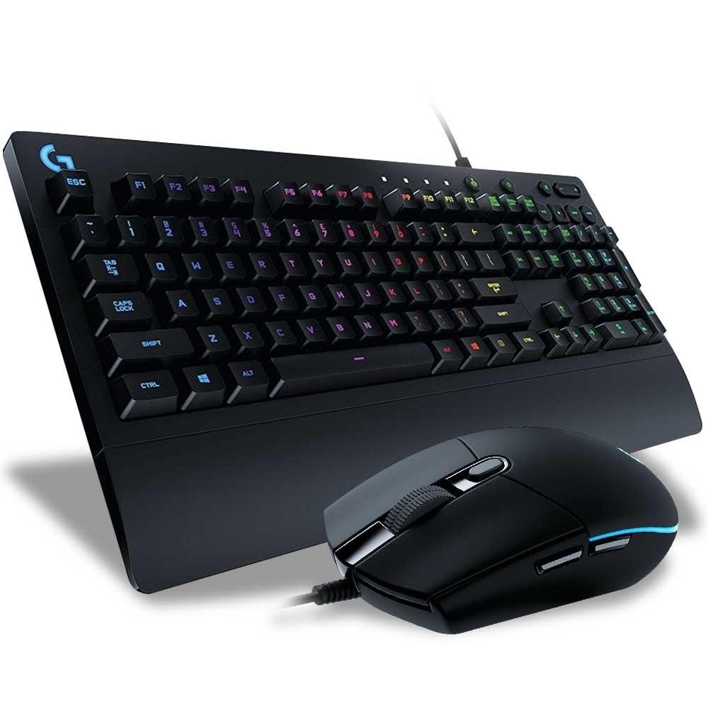 Kit Gamer Logitech G - Mouse G203 Prodigy + Teclado G213 Prodigy | KaBuM!